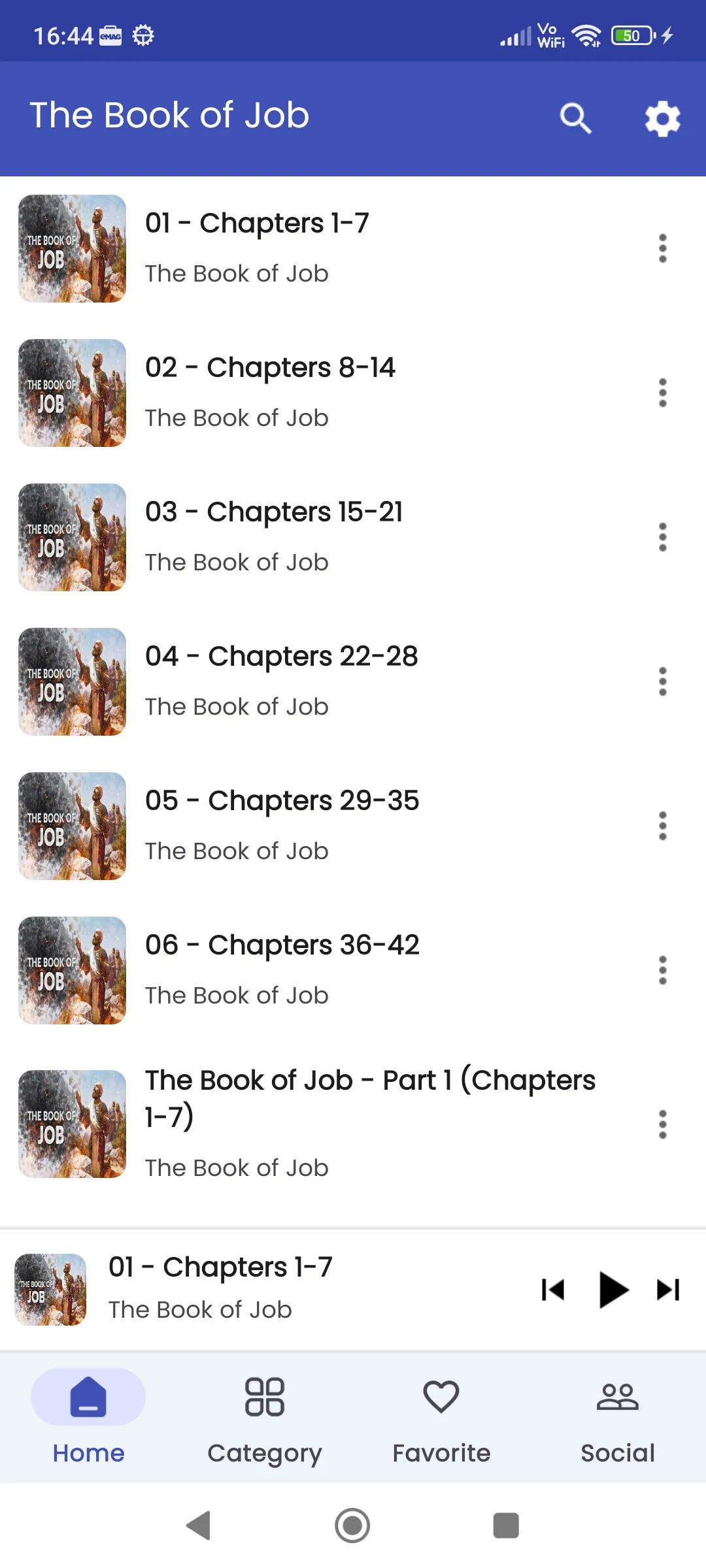 The Ancient Book of Job Audio screenshot